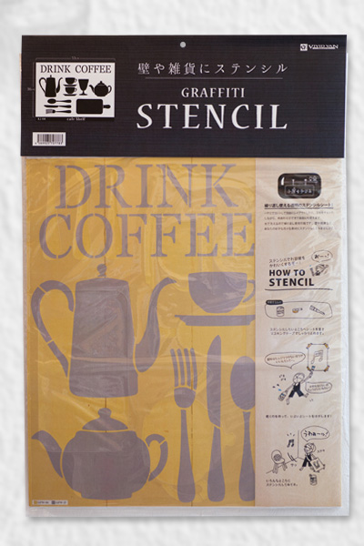 小屋女子計画ステンシル<br />「cafe Shelf」